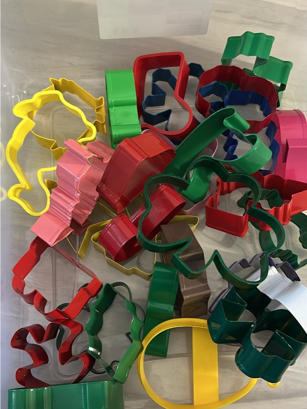 Assorted Color Cookie Cutters - Multi-Color Kitchen Party Shapes